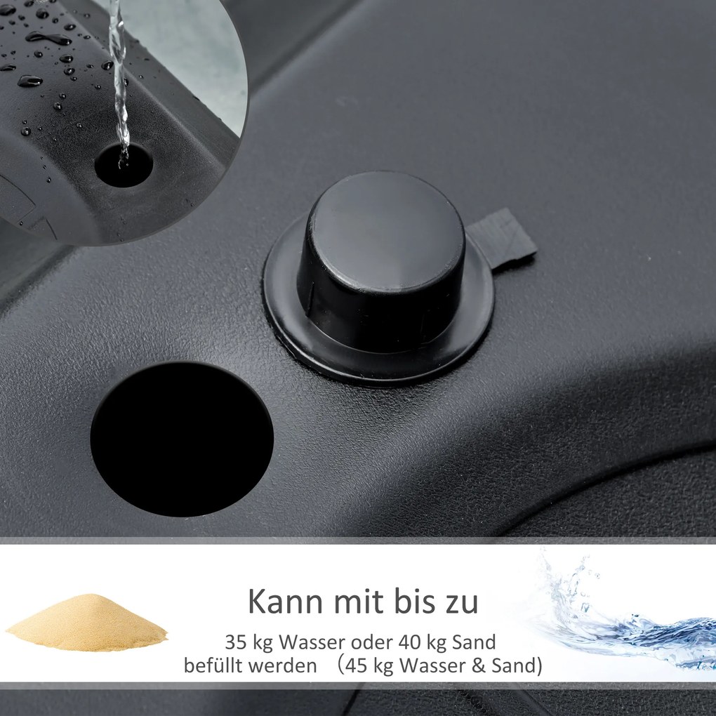 HOMCOM Stojak do Koszykówki Regulowana Wysokość Czarny 83x75x206–260cm | Aosom PL