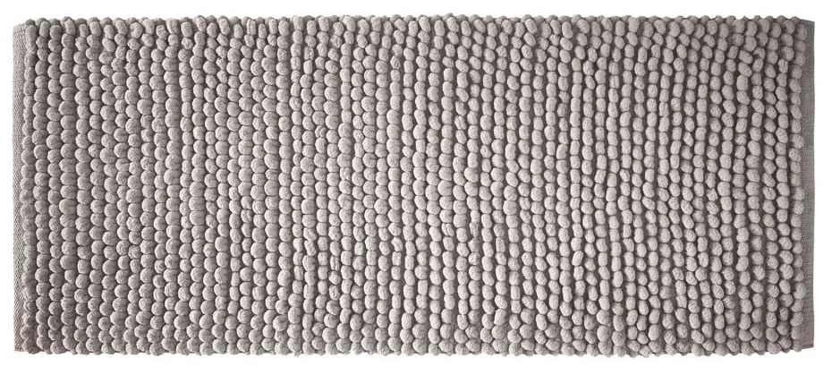 Szary dywanik łazienkowy 50x120 cm Aspen Bobble – Bianca