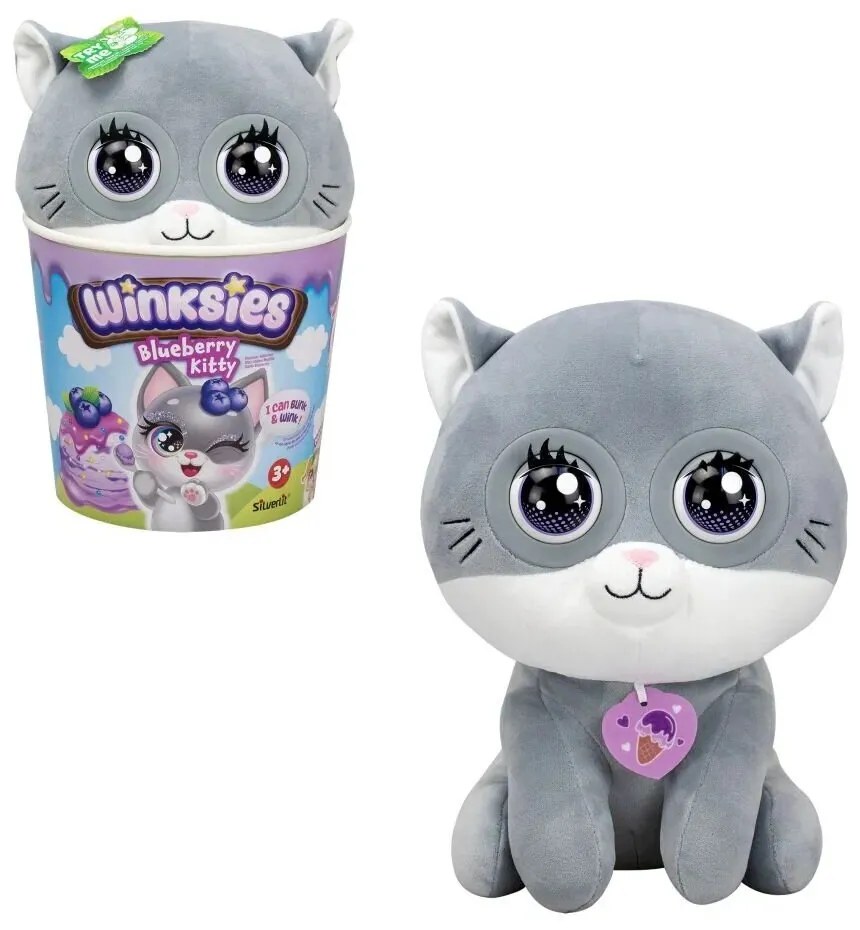 Winksies - Blueberry Kitten, szary