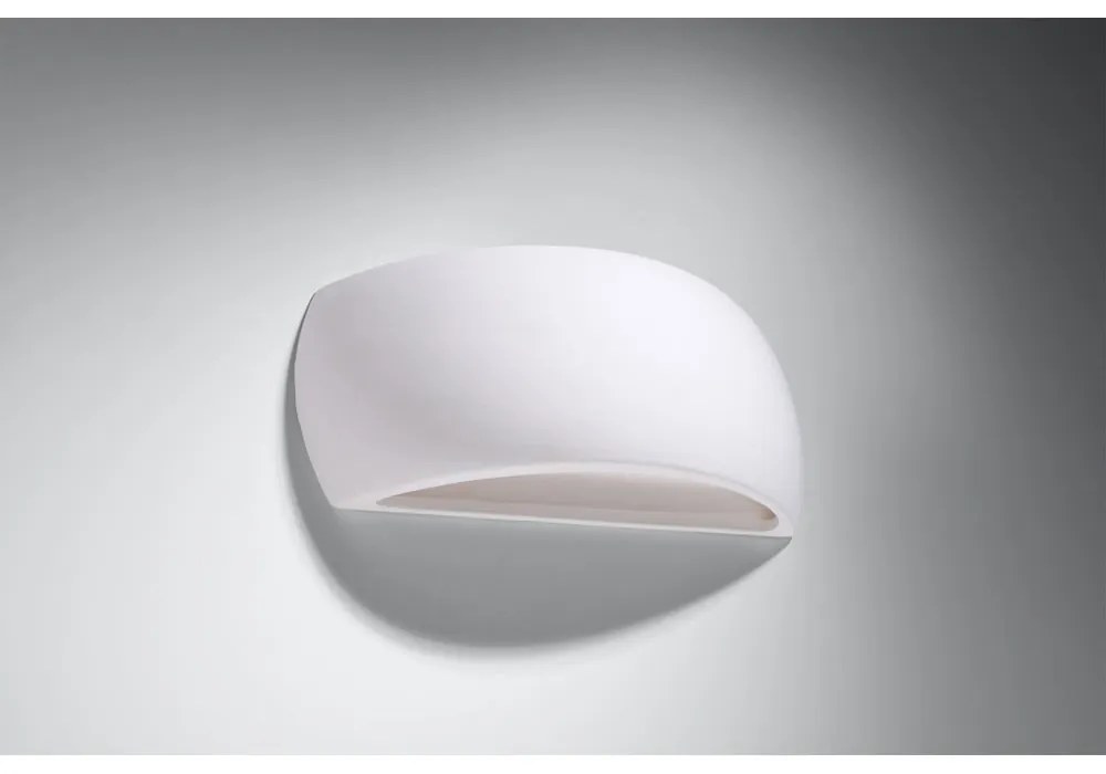 Biały kinkiet Sollux Palermo