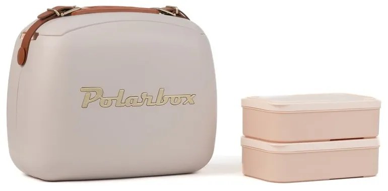 Szaroróżowy pojemnik chłodzący 6 l Classic Gold – Polarbox