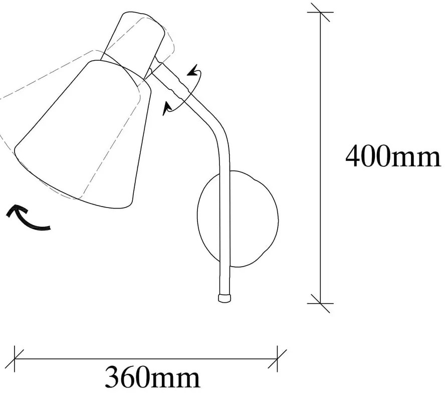Kinkiet w kolorze brązu ø 15 cm Sivani – Opviq lights
