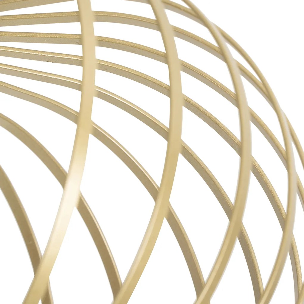 Inteligentna lampa sufitowa złota 39 cm w tym WiFi G95 - Johanna