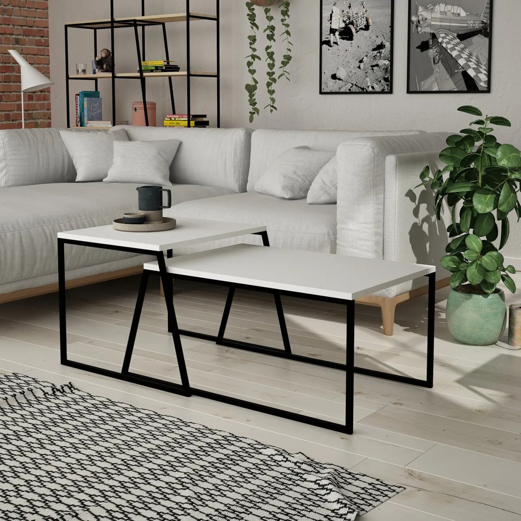 Stolik konferencyjny Pal Orta Sehpa White