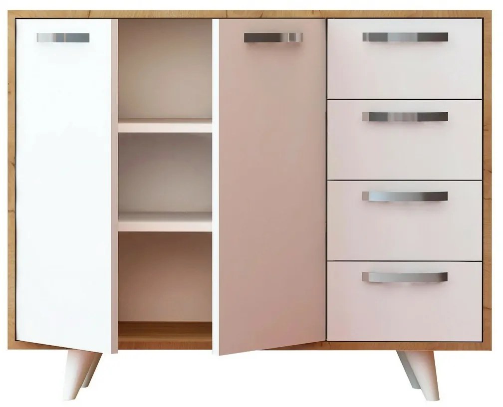 Szafka Waga Oak and White