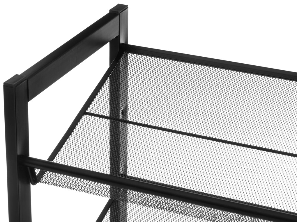 Metalowy stojak na buty MIMMI, 2 poziomy, 74 cm