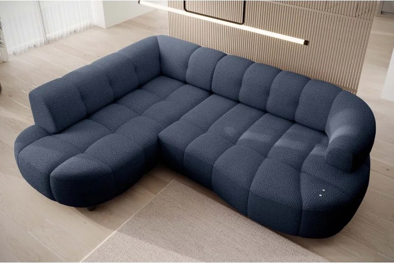 Narożnik VELPA L z elektryczną regulacją siedziska Lewostronny w tkaninie JAGUAR 14 WERSAL