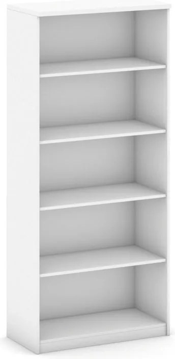 Szafka bez drzwi MIRELLI, 800 x 400 x 1800 mm, biały