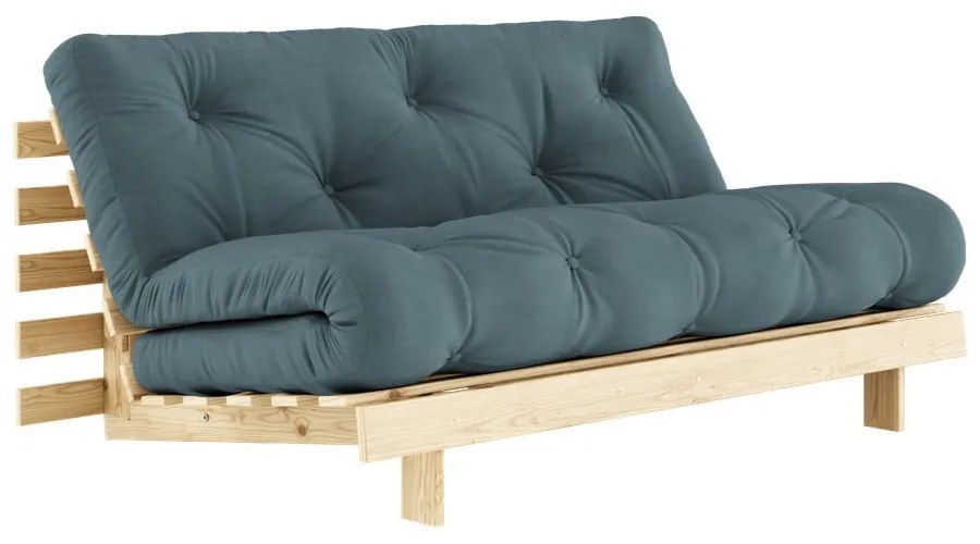 Turkusowa rozkładana sofa 160 cm Roots – Karup Design