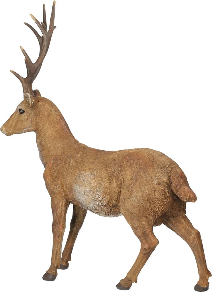 Figurka Deer 56x20x69 cm brown
