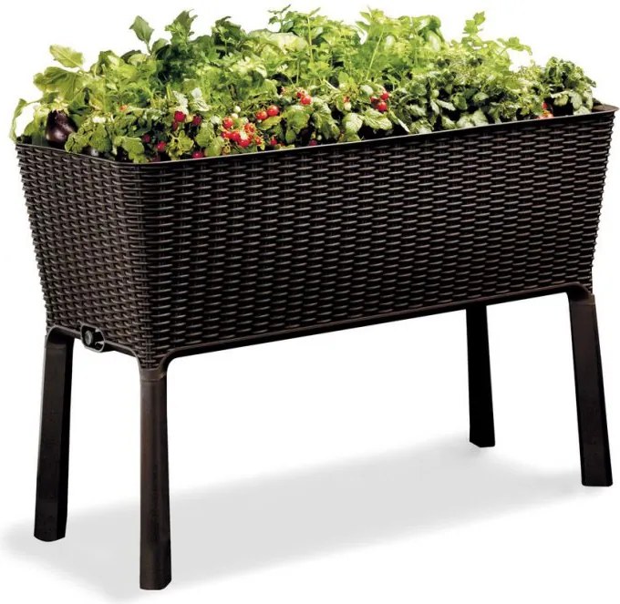 Doniczka EASY GROW - brązowy