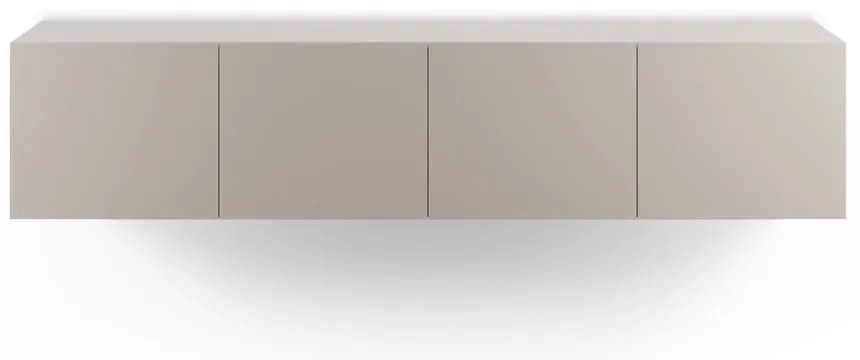 Kremowa szafka pod TV 180x38x35 cm Daroca – Marckeric