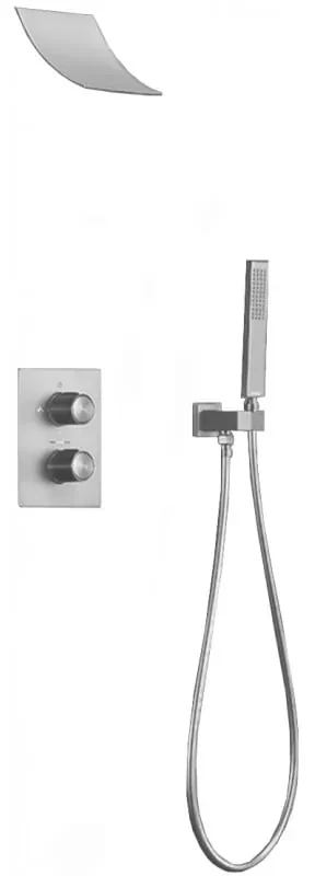 Mexen Salto zestaw prysznicowy podtynkowy, chrom - 7604-02-00