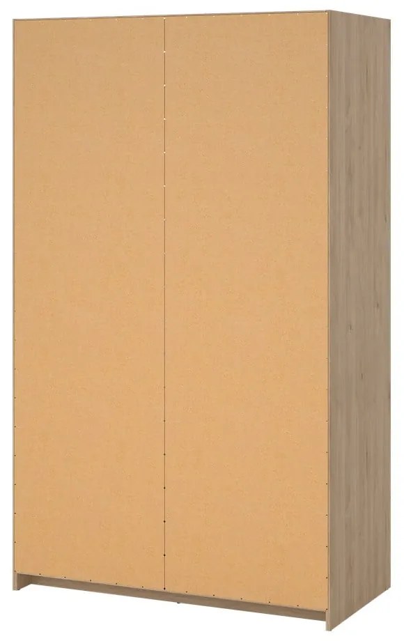 Szafa w dekorze dębu z drzwiami przesuwnymi w naturalnym kolorze 119x200x60 cm Naia – Tvilum