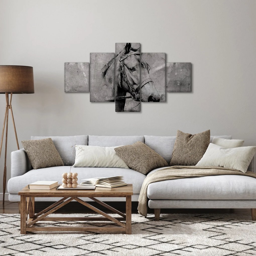 Obraz - Portret konia (125x70 cm)