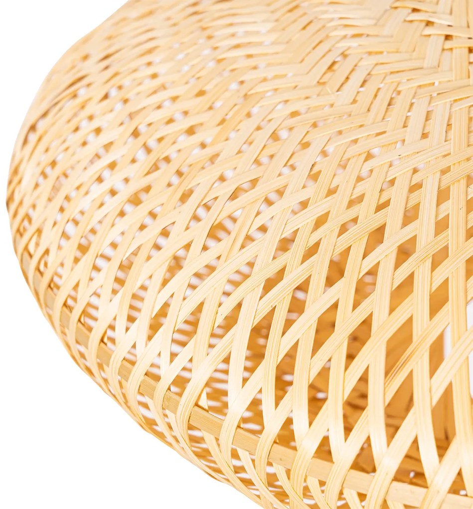 Orientalna lampa wisząca z bambusa 50 cm - OstravaKolonialny Oswietlenie wewnetrzne