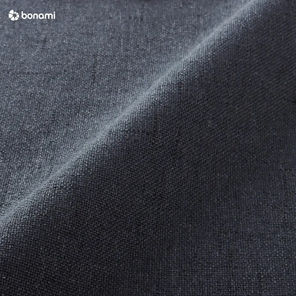 Antracytowa rozkładana sofa w kształcie litery "U" Miuform Charming Charlie, prawostronna