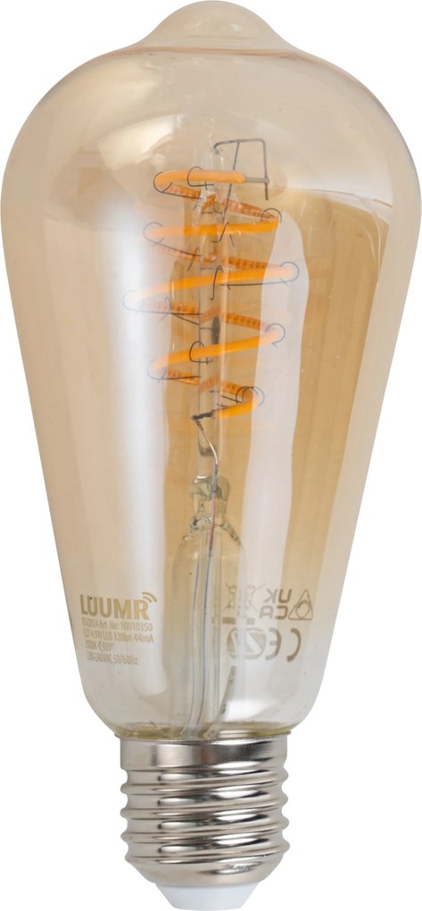 Inteligentna żarówka LED E27 z możliwością ściemniania ST64 Amber 4,9W 320 lm 2500K Zigbee