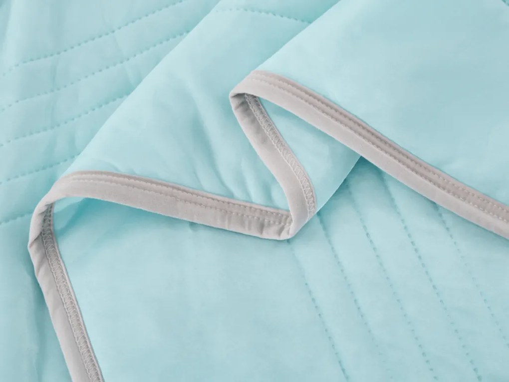 Chłodząca letnia kołdra CELIA, miętowa Rozmiar: 200 x 220 cm