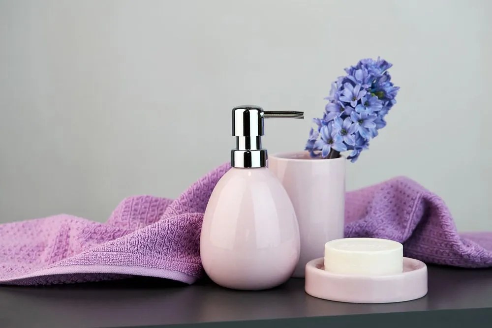Pojemnik na szczoteczki do zębów POLARIS PASTEL PINK, WENKO