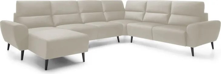 Narożnik BOSCO XL zestaw z elektryczną funkcją regulacji tkanina Monolith 02 Beżowy WERSAL