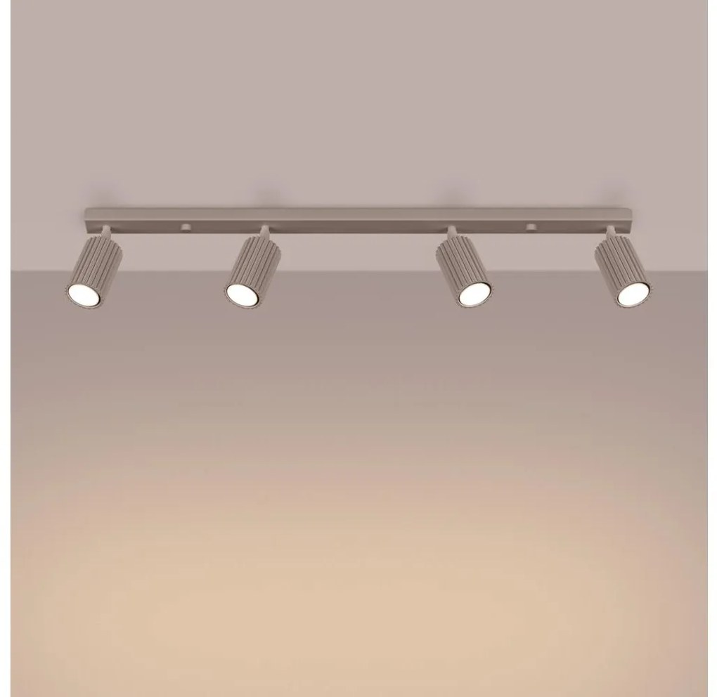 Brilagi - Oświetlenie punktowe CRESTO 4xGU10/10W/230V taupe