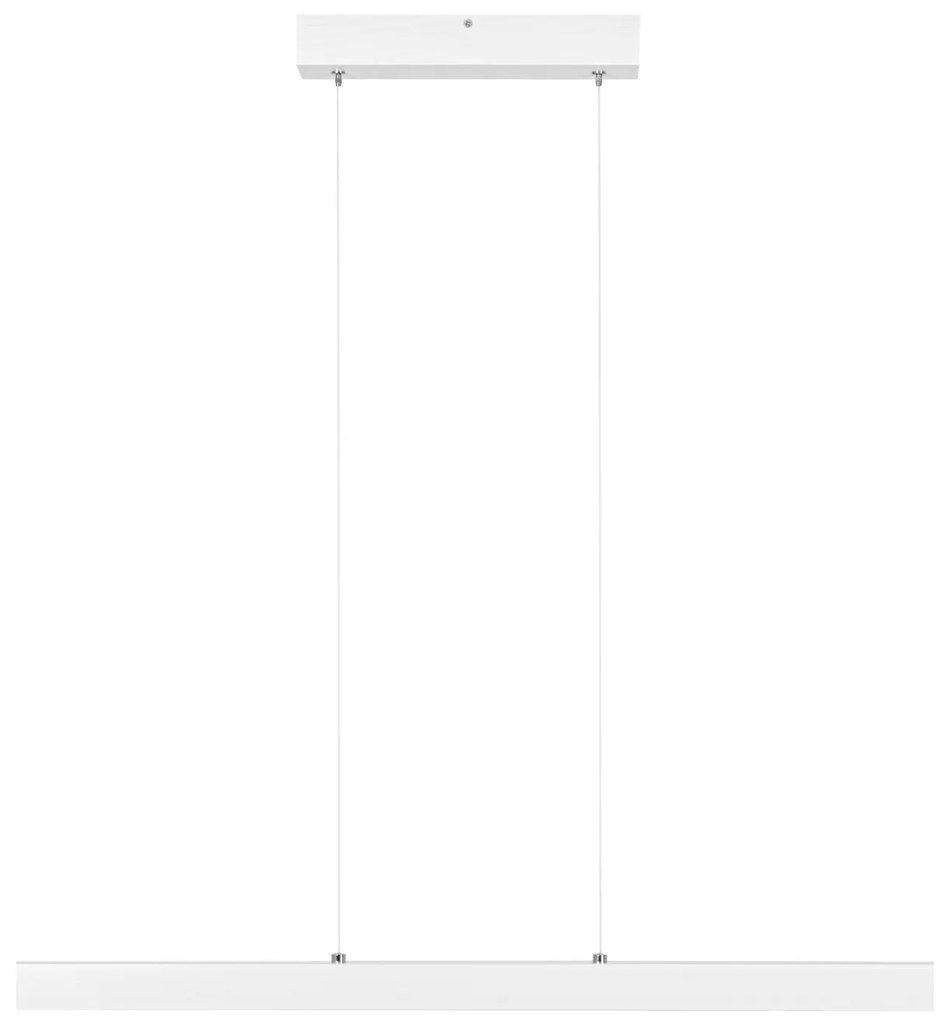 Biała lampa wisząca LED 80 cm z drewna jesionowego L80KB-4K-WEIß wymie