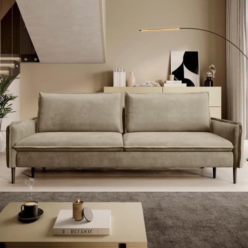 Sofa kanapa GLOSSY z funkcją spania i pojemnikiem WERSAL