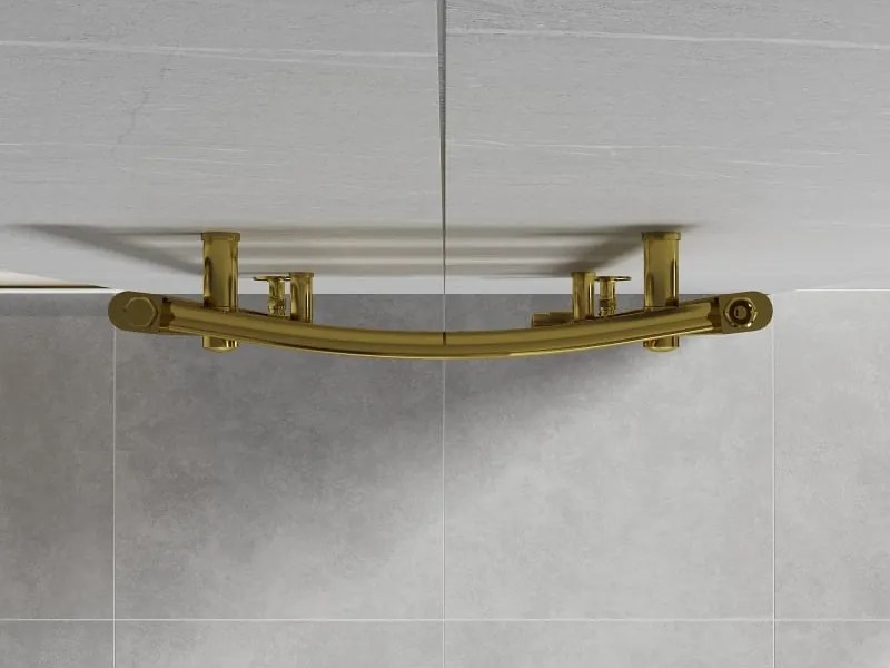 Mexen Ares grzejnik łazienkowy 1200 x 500 mm, 420 W, złoty - W102-1200-500-00-50