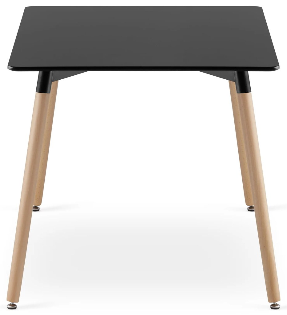 Czarny stół jadalny ADRIA 120x80 cm