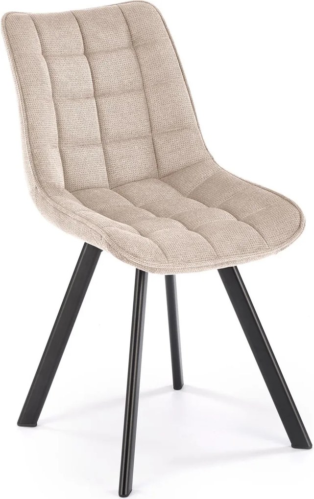 Krzesło do jadalni K549 Halmar z przeszyciami na siedzisku