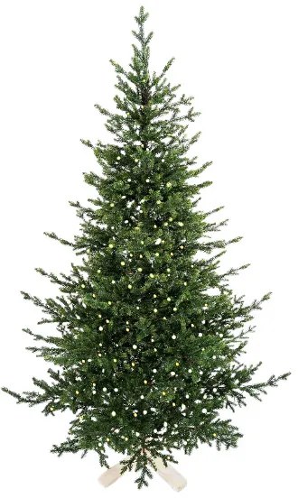 Choinka sztuczna 100% PE Świerk Naturalny 210cm 450LED