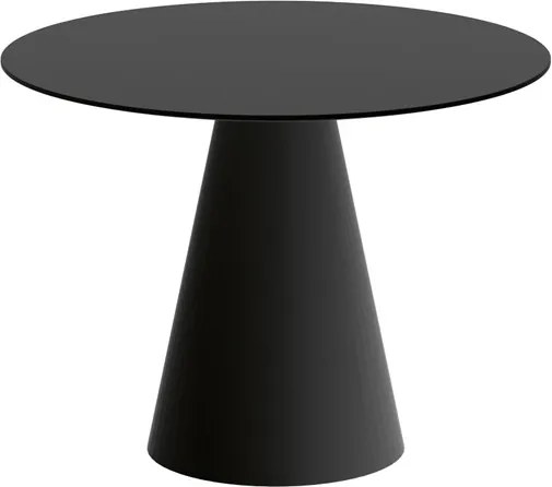 Okrągły stół Pineto czarny połysk Hubertus