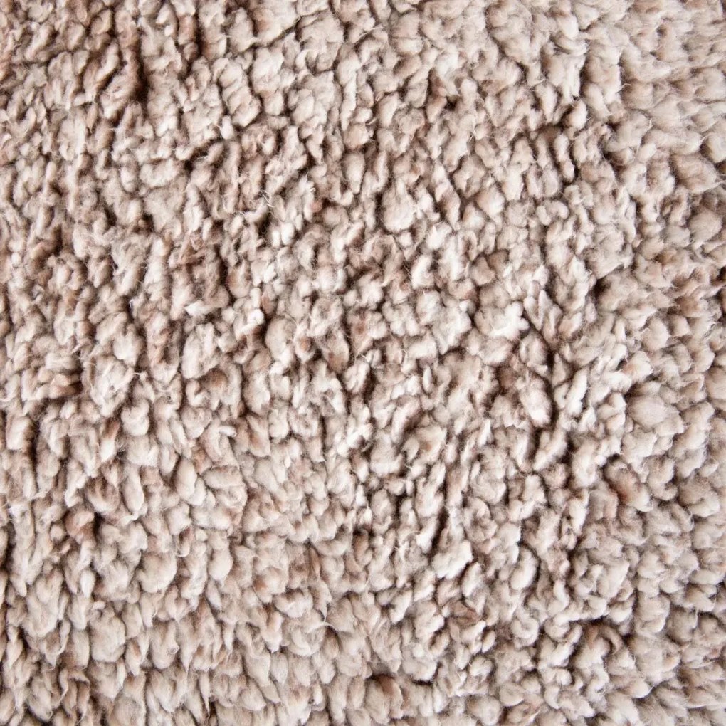 Koc dwustronny CALENTAR z melanżową szerpą brązowy 150x200cm HOMLA