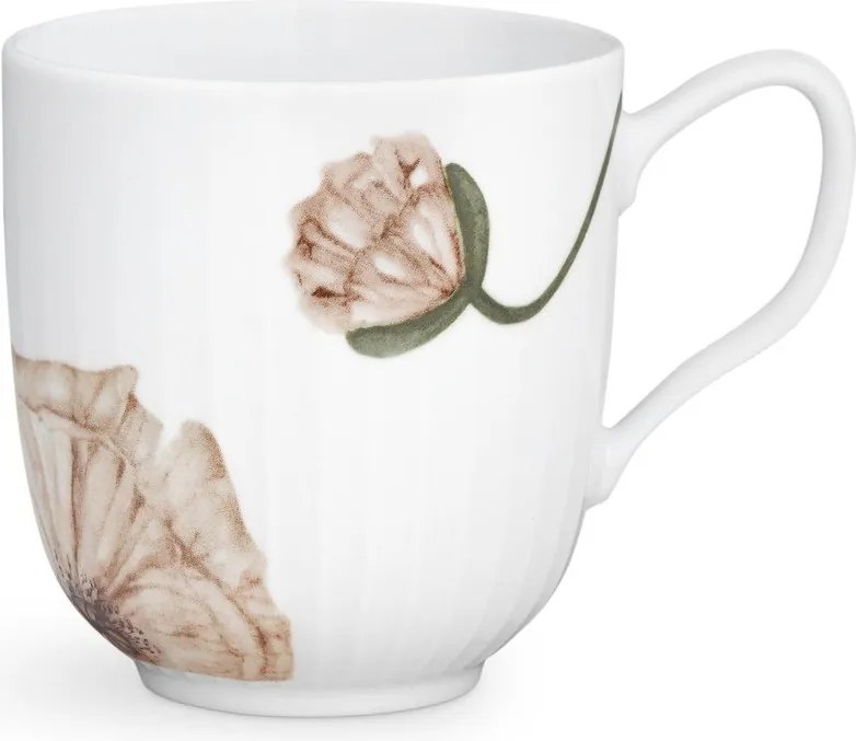 Biały porcelanowy kubek Kähler Design Hammershøi Poppy, 330 ml