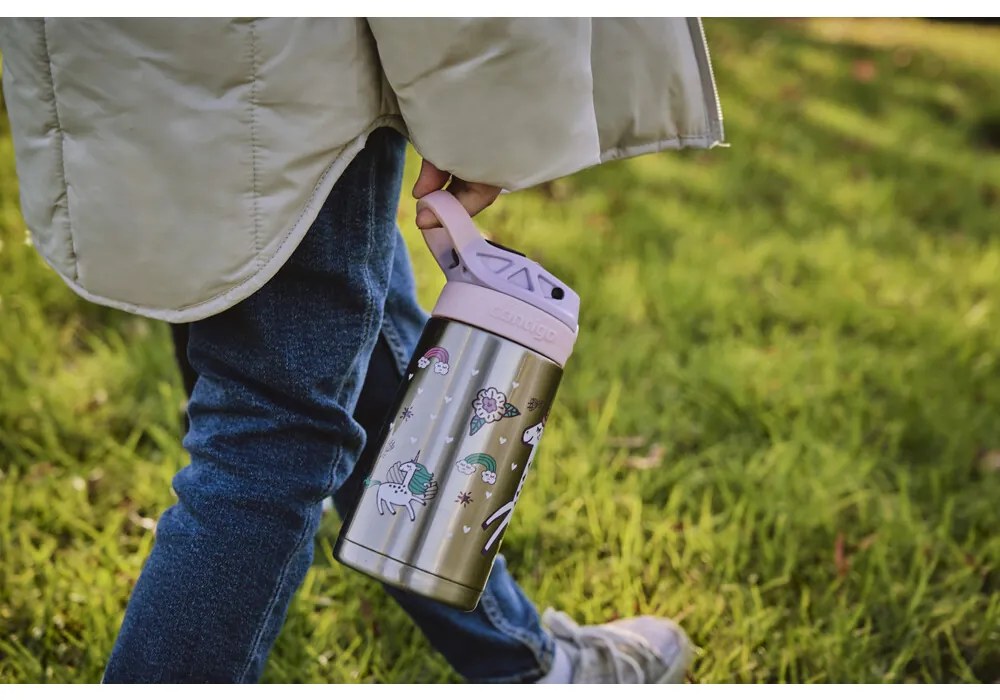 Contigo Dziecięca butelka termiczna Easy Clean 380 ml Strawberry Unicorn