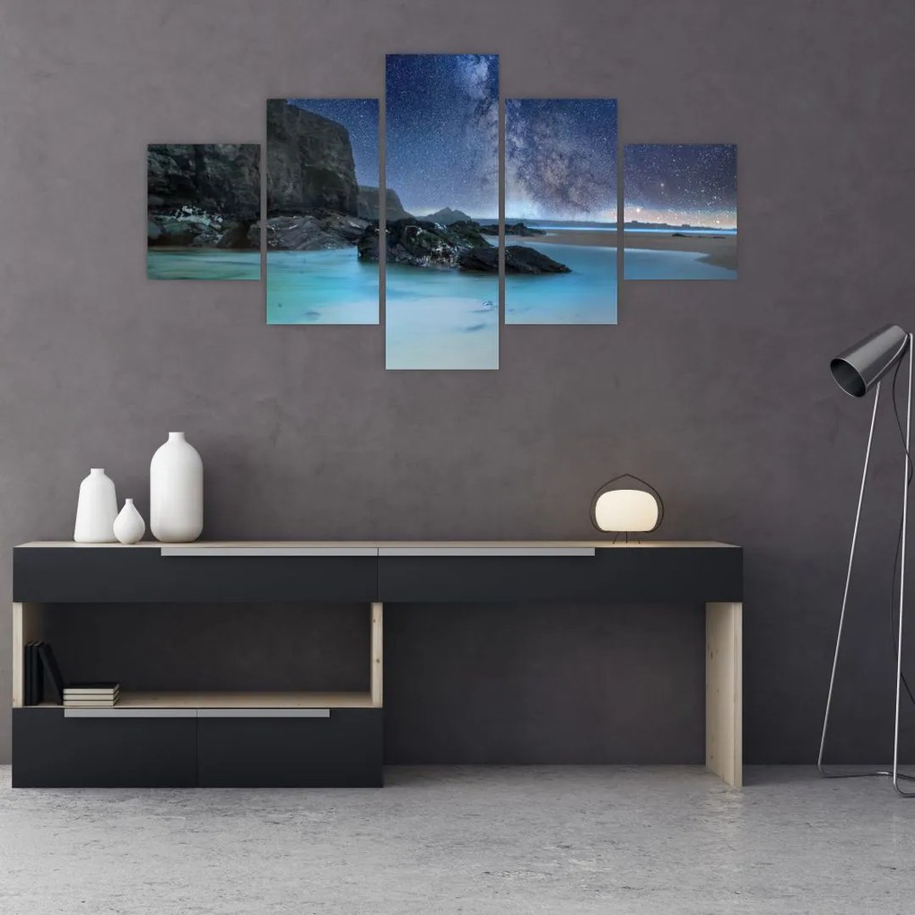 Obraz plaży (125x70 cm)