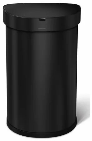 Simplehuman Półokrągły kosz bezdotykowy 45 l,czarny