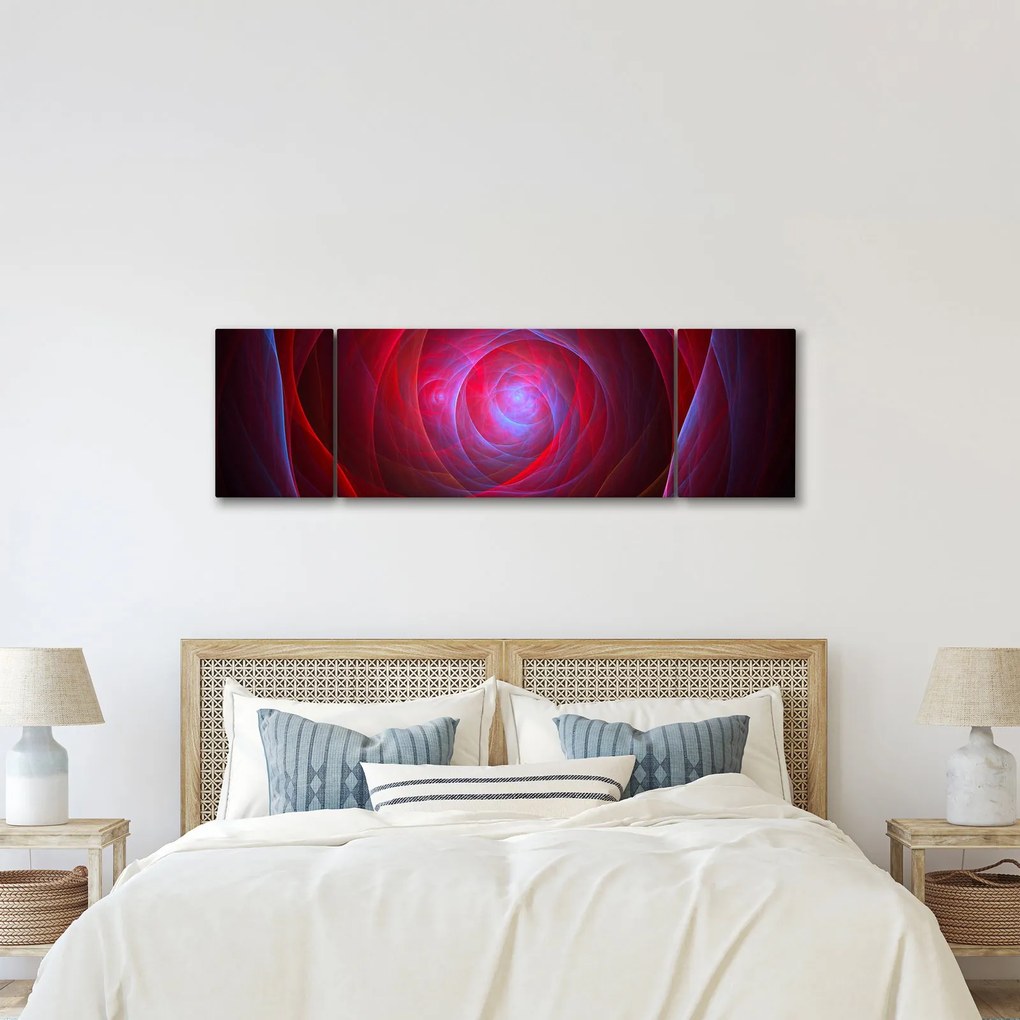 Abstrakcyjny obraz oczu (170x50 cm)