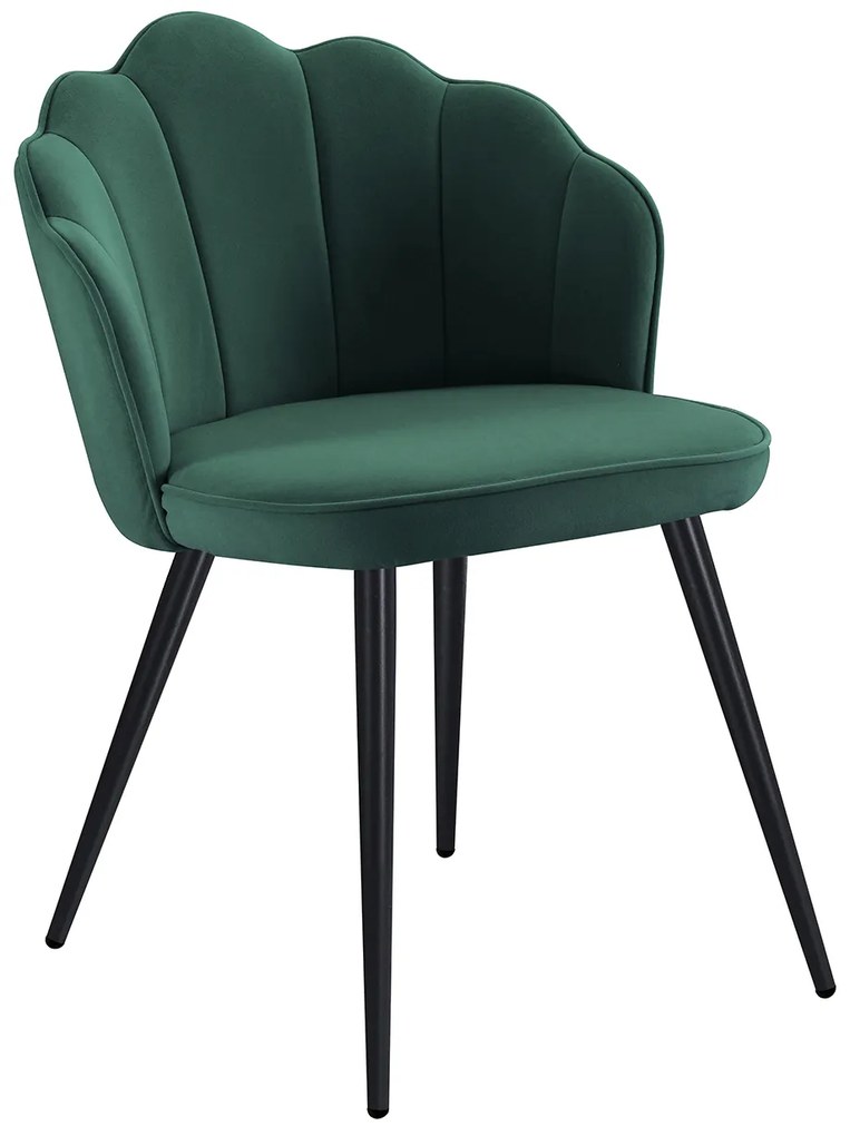 Krzeso Blume Aksamitne Czarne Nogi