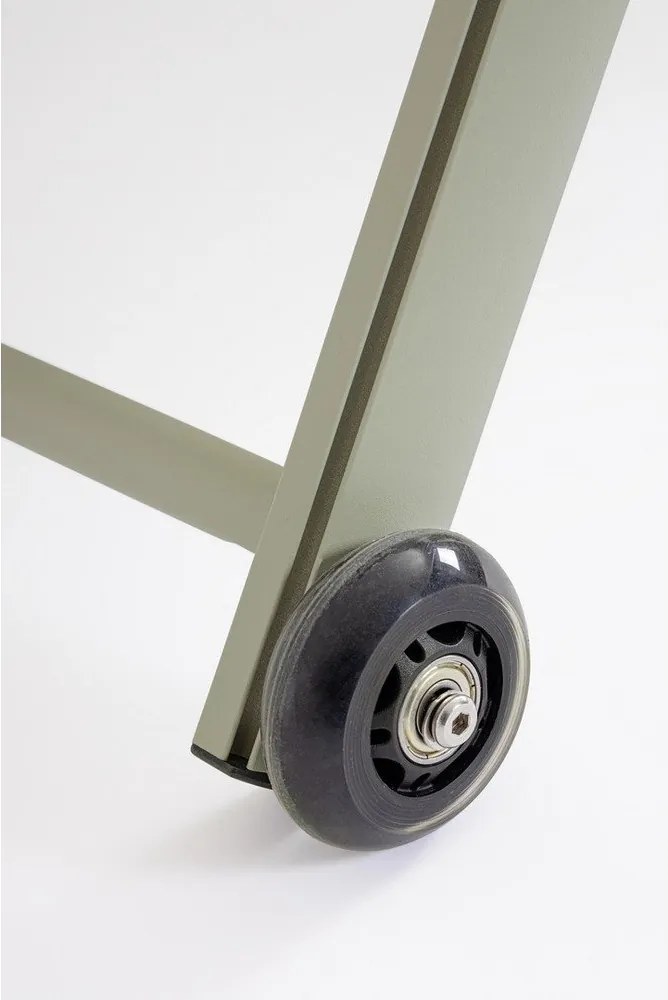 Szarobrązowy metalowy leżak ogrodowy Taylor – Bizzotto