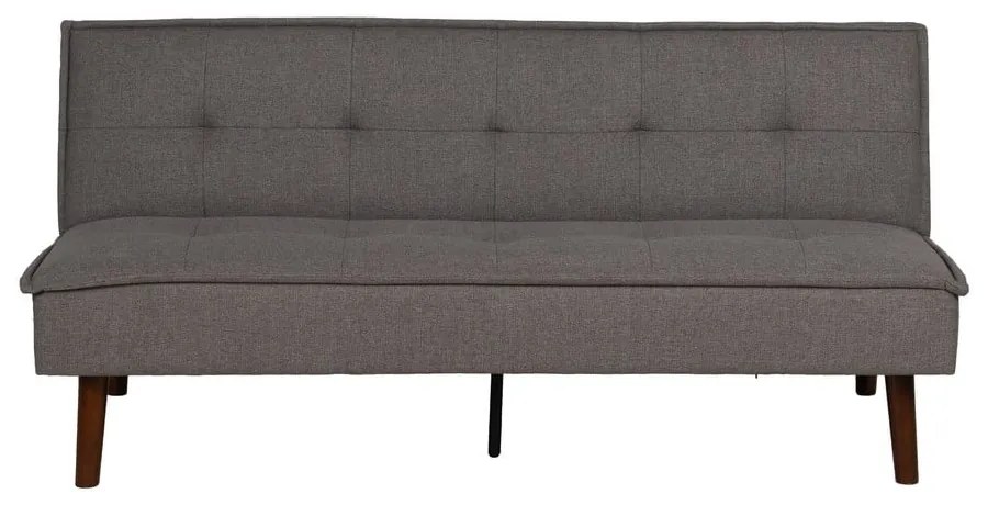 Szara rozkładana sofa z tkaniny szenilowej 181 cm – Ixia