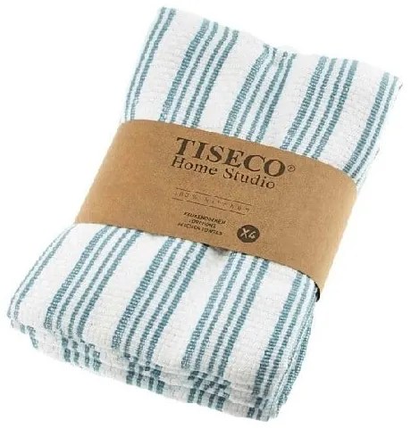 Bawełniane ścierki zestaw 4 szt. 50x70 cm Stripes – Tiseco Home Studio