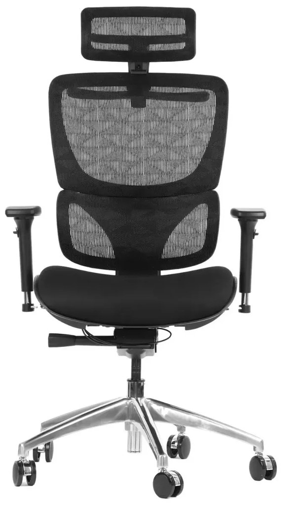 Fotel biurowy ERGONEW S1A czarny tkanina STEMA