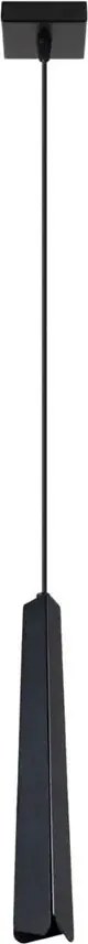 Czarna metalowa lampa wisząca nad wyspę - 3X A609 B6-A69