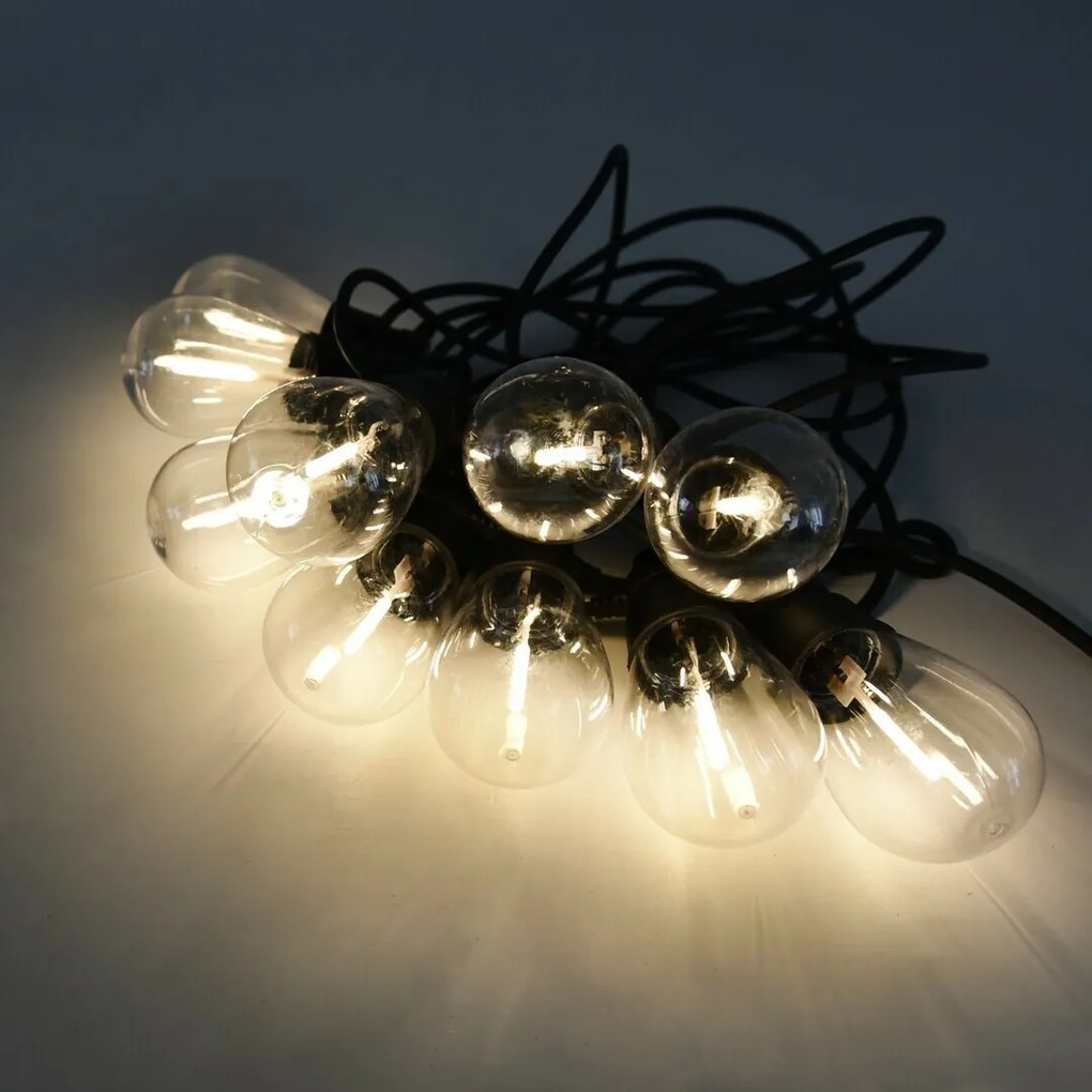Rabalux 77165 zewnętrzny solarny łańcuch dekoracyjny LED Zirc, 3,6 W, 2700 K, 35 lm, IP44