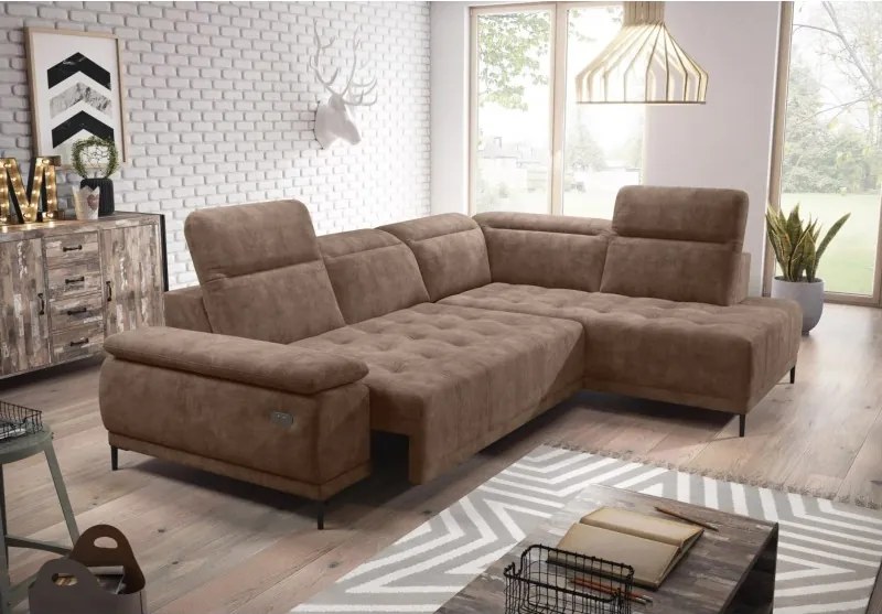 Narożnik FOCUS L z elektryczną regulacją siedziska WERSAL