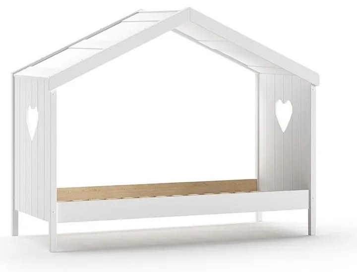 Białe łóżko dziecięce w kształcie domku 90x200 cm Amori – Vipack