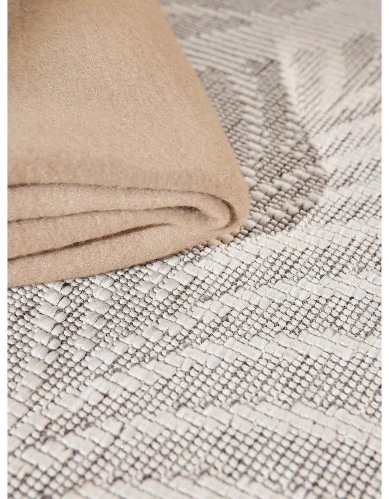 Dywan odpowiedni na zewnątrz w szaro-śmietankowym kolorze 160x230 cm Duet Liora – NORTHRUGS