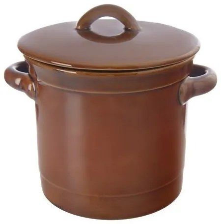 Orion Ceramiczny garnek do smalcu z pokrywką, 1,1l